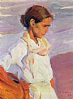 Joaquin Sorolla y Bastida Valencian Fishergirl painting